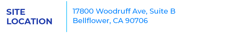 Site Location,17800 Woodruff Ave, Suite B Bellflower, CA 90706