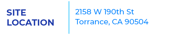 Site Location,2158 W 190th St Torrance, CA 90504