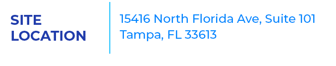 Site Location,15416 North Florida Ave, Suite 101 Tampa, FL 33613