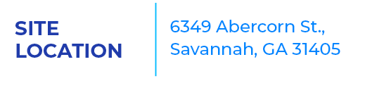Site Location,6349 Abercorn St., Savannah, GA 31405