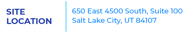 Site Location,650 East 4500 South, Suite 100 Salt Lake City, UT 84107