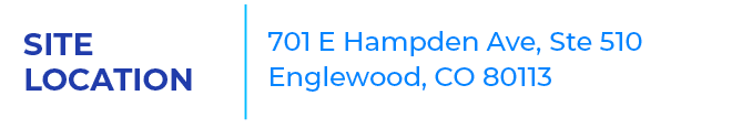 Site Location,701 E Hampden Ave, Ste 510 Englewood, CO 80113