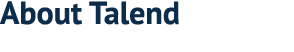  About Talend